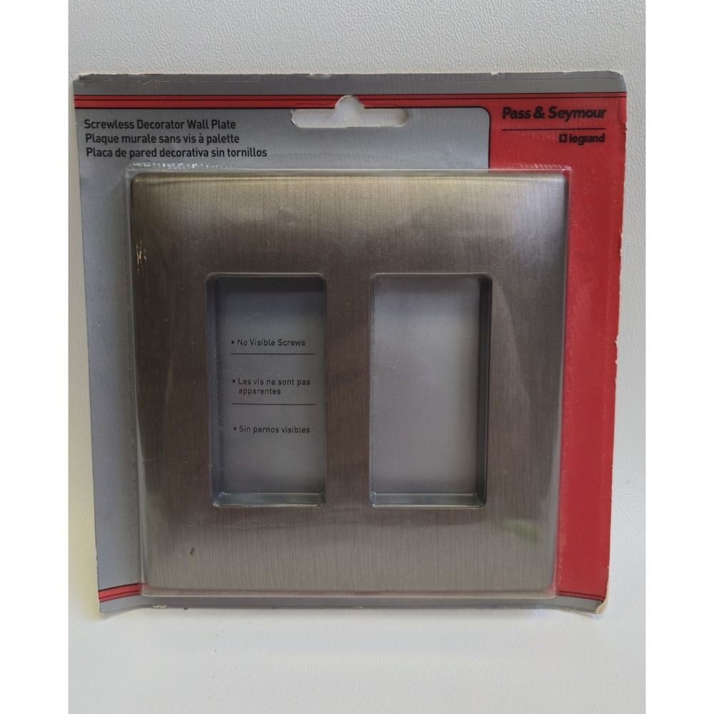 Pass & Seymour SPW262-BBBPCC10, 2 Gang Brushed Bronze Decorator Wall Plate